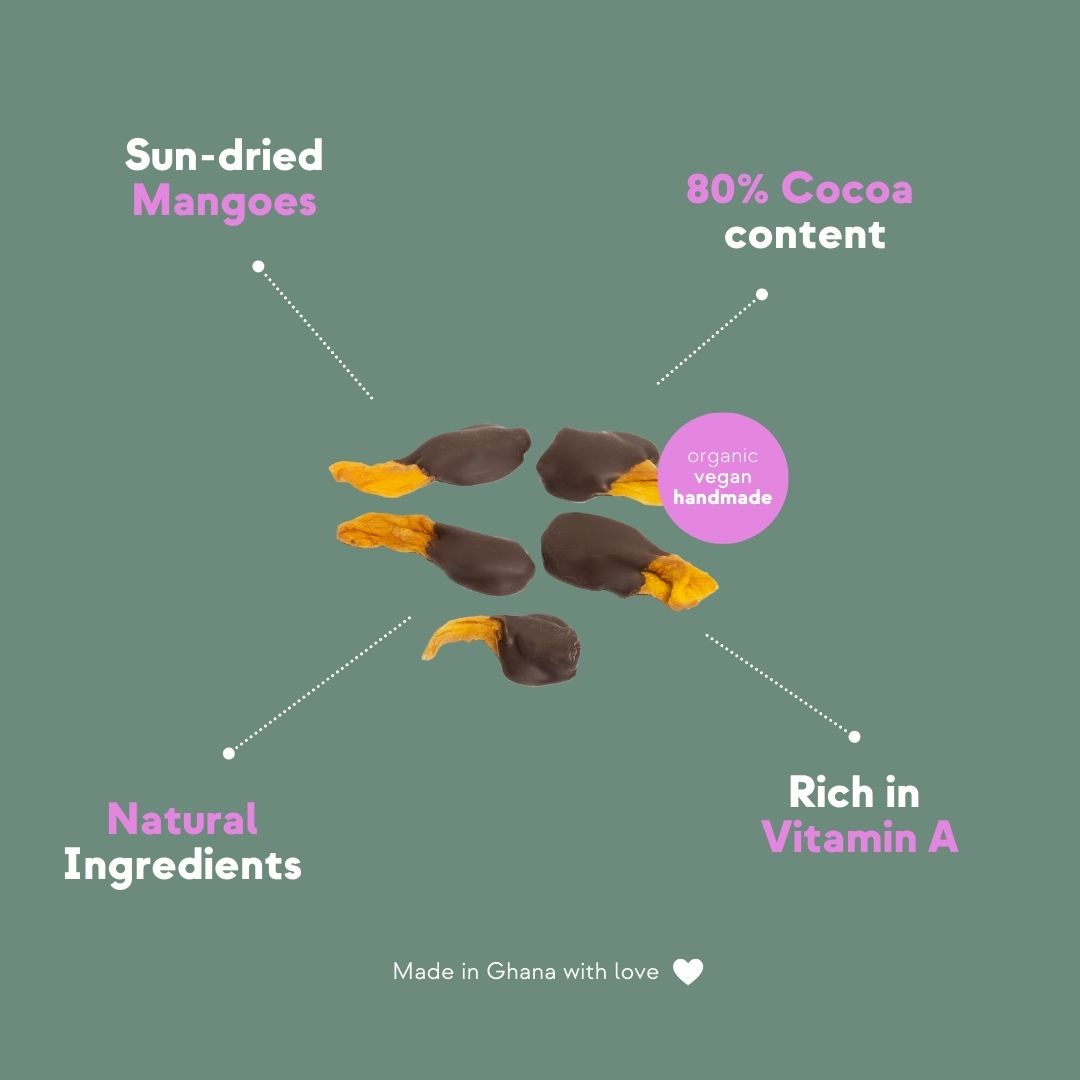 Mango Dipped in Dark Chocolate | Snackbox