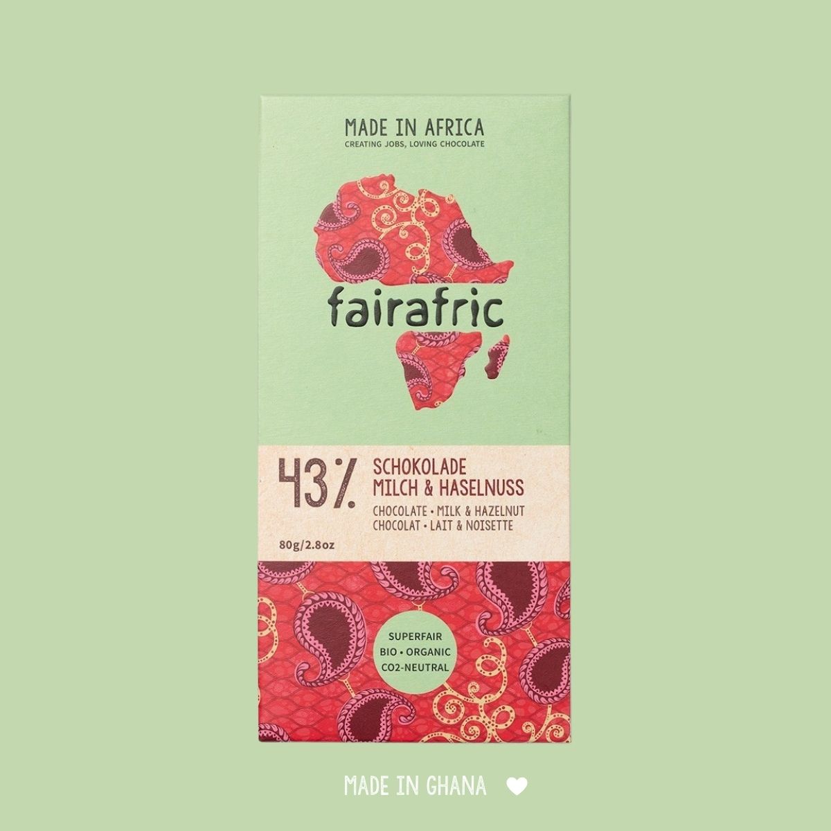 43% Milk Chocolate & Hazelnut