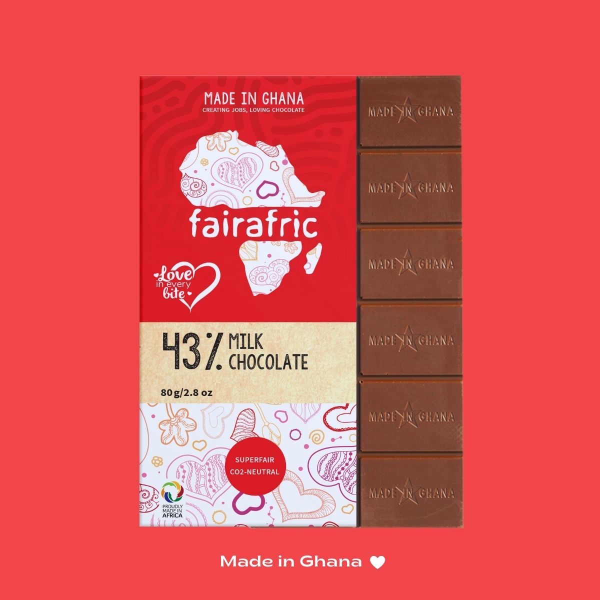 Valentine 43% Milk Chocolate