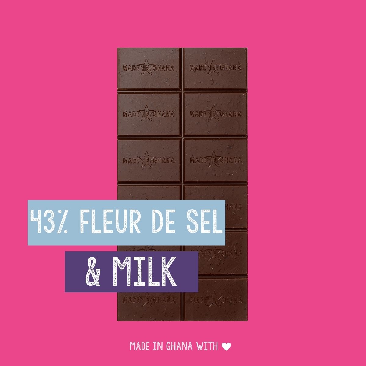 43% Milk Chocolate & Fleur De Sel