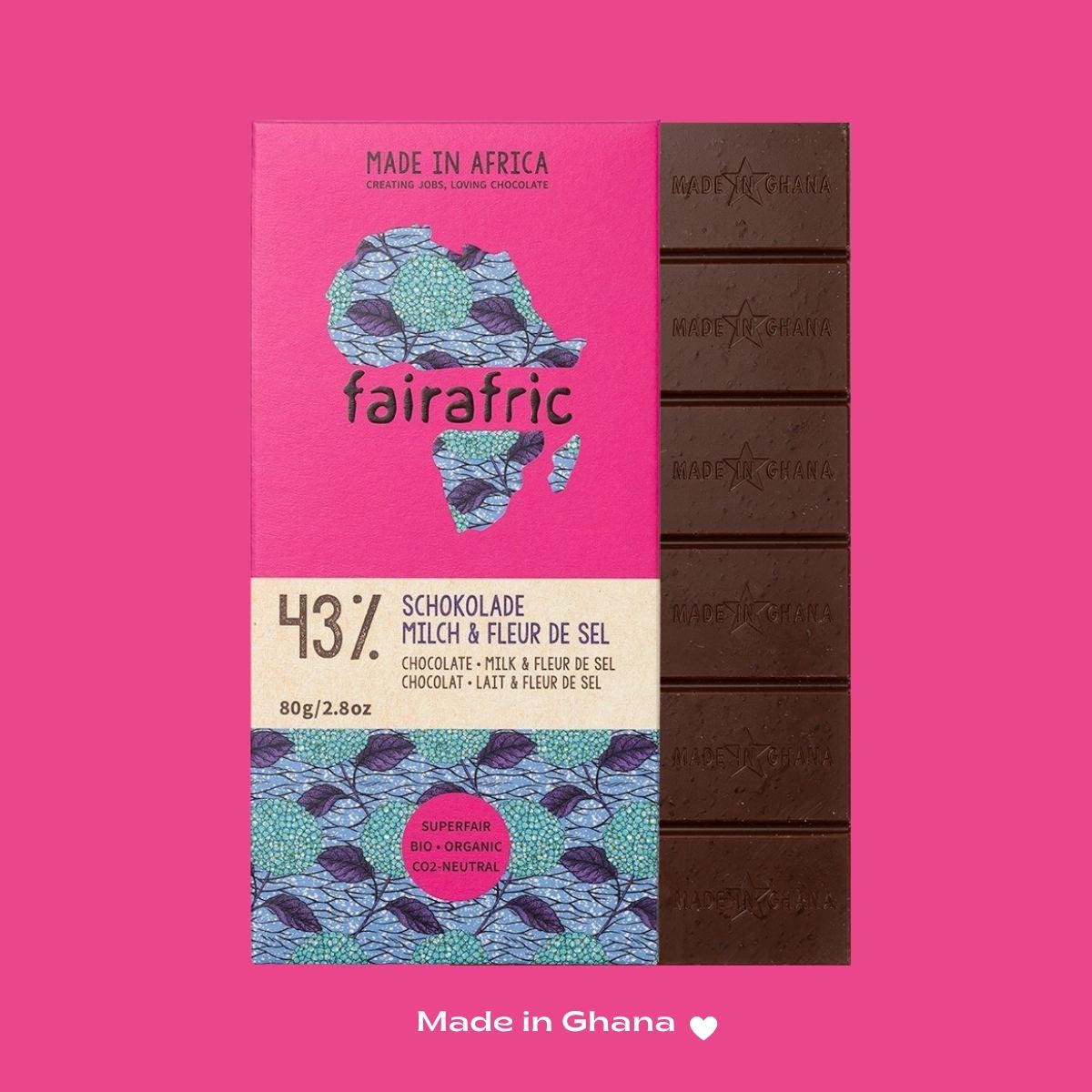 43% Milk Chocolate & Fleur De Sel