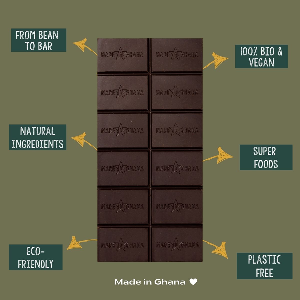 57% Dark Chocolate with Baobab & Moringa