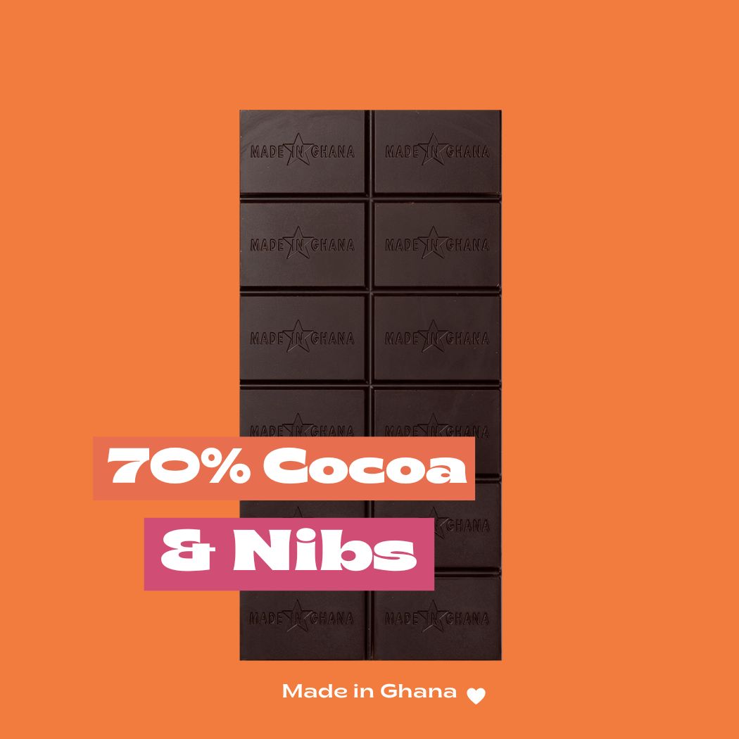 70% Dark Chocolate & Nibs
