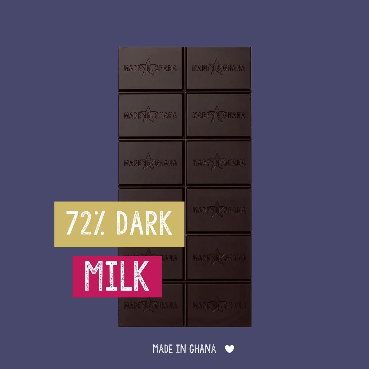 72% Dark Chocolate & Milk