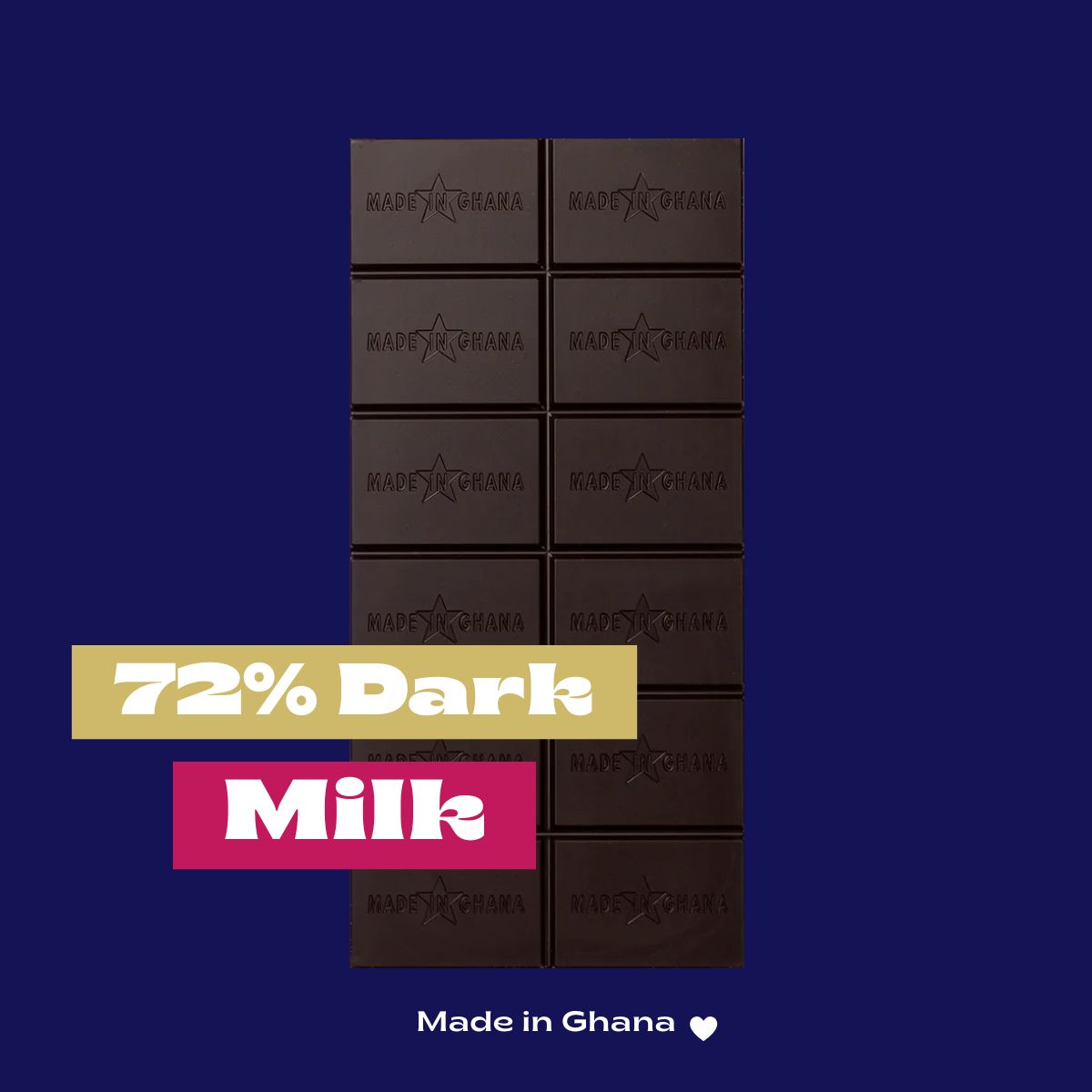 72% Dark Chocolate & Milk