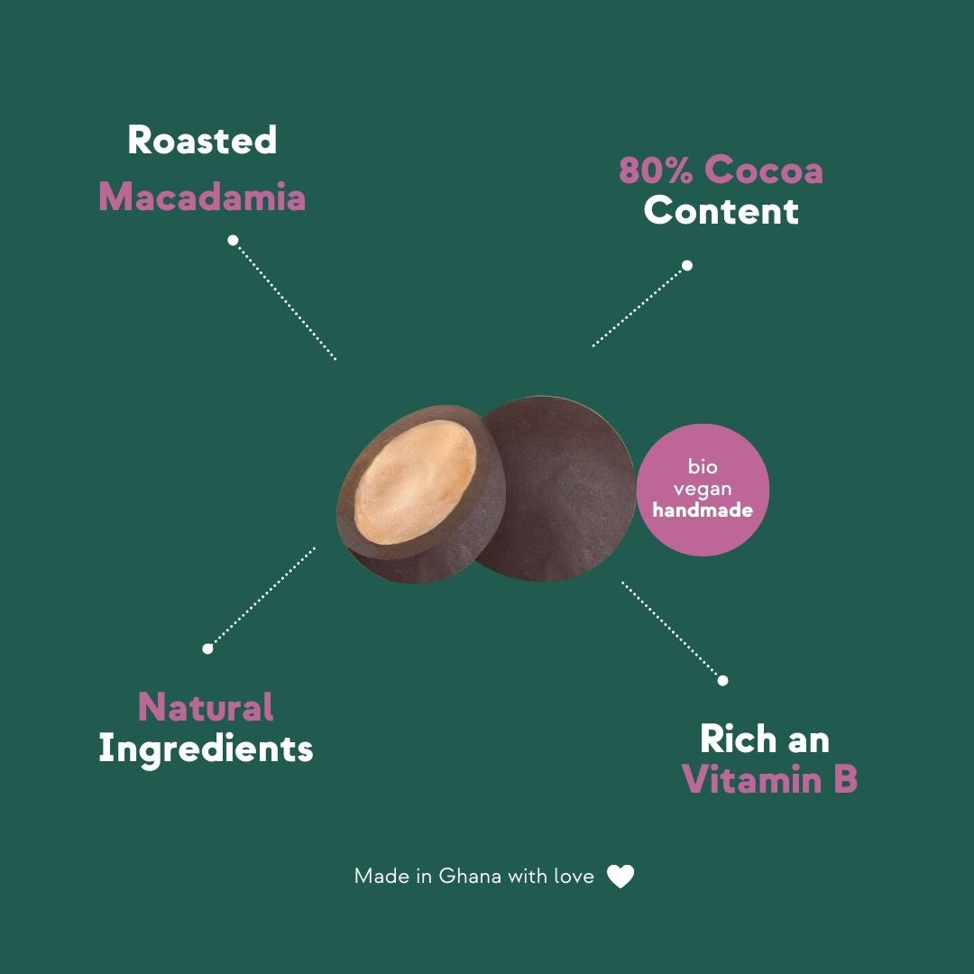 Macadamia Covered in  Chocolate | Snackbox