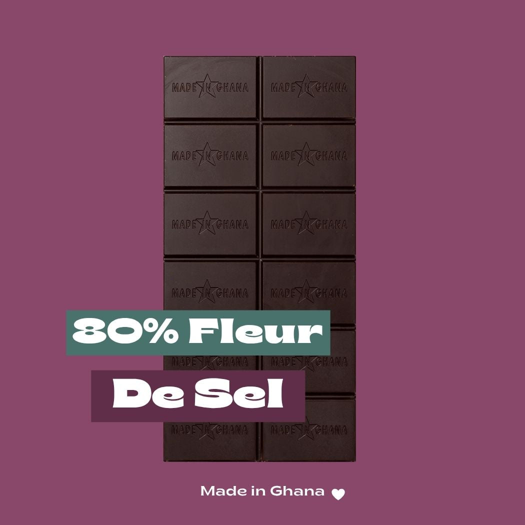 80% Dark chocolate with Fleur De Sel