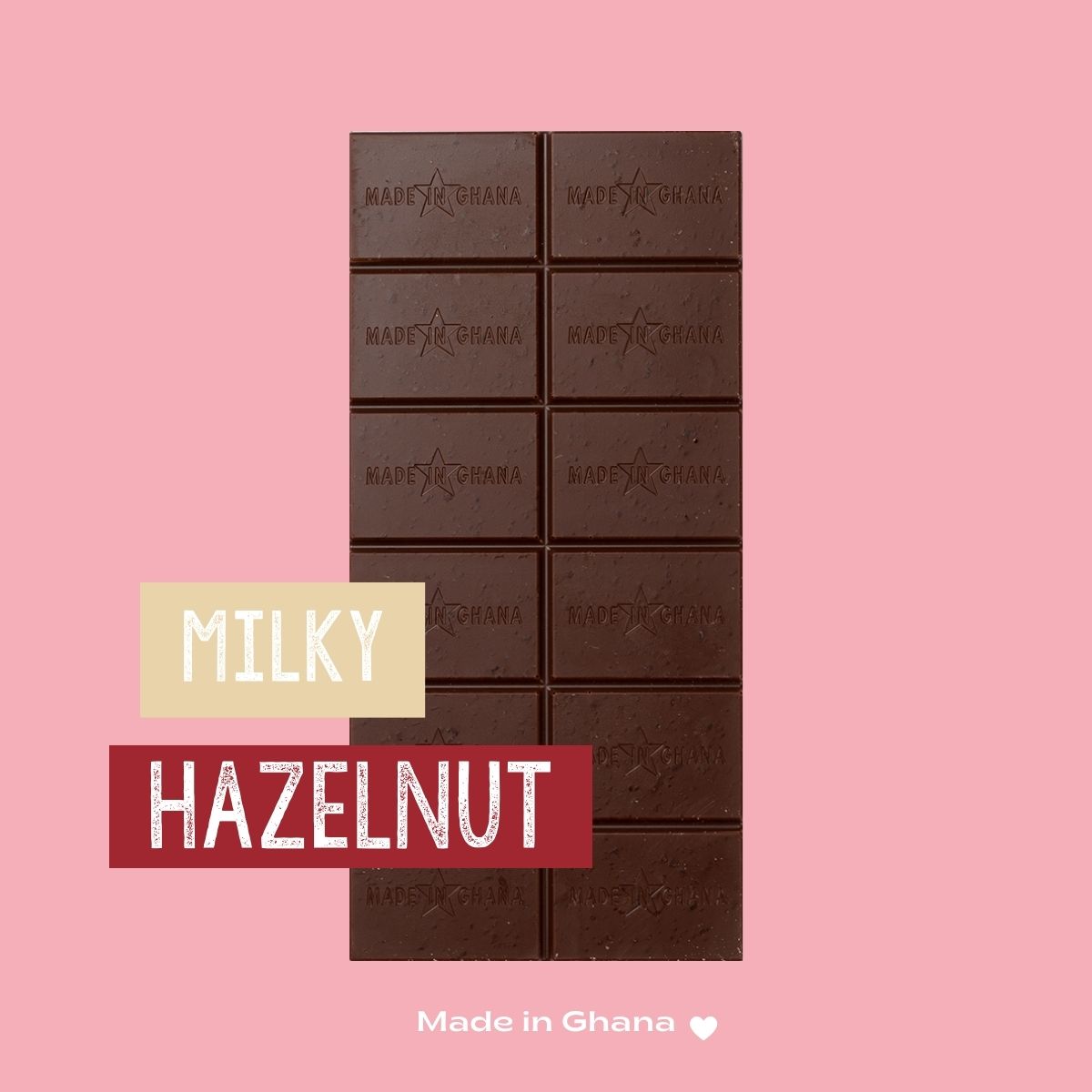 Valentine 43% Milk Chocolate & Hazelnut